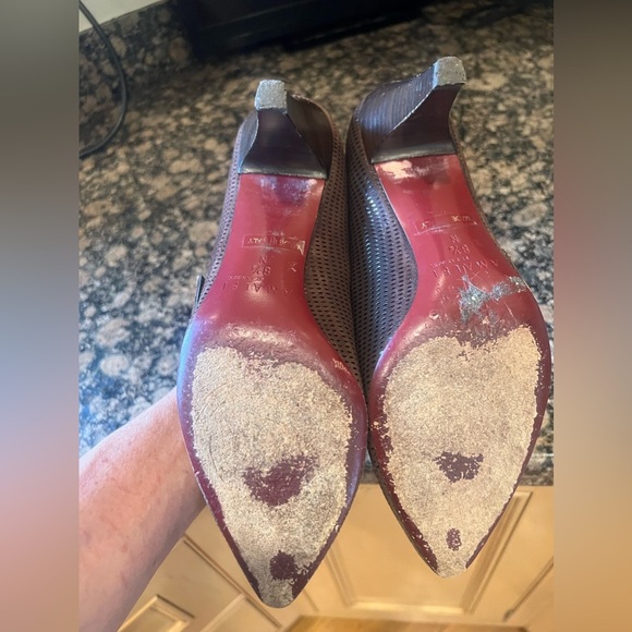 Amalfi by Rangoni ladies pumps brown. Made in Italy 8.5 Narrow. Very good cond - Picture 13 of 16